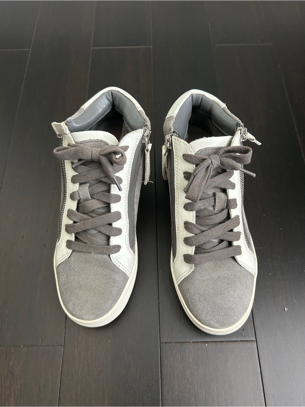 Blondo Gray High-Top Casual Sneakers for Women